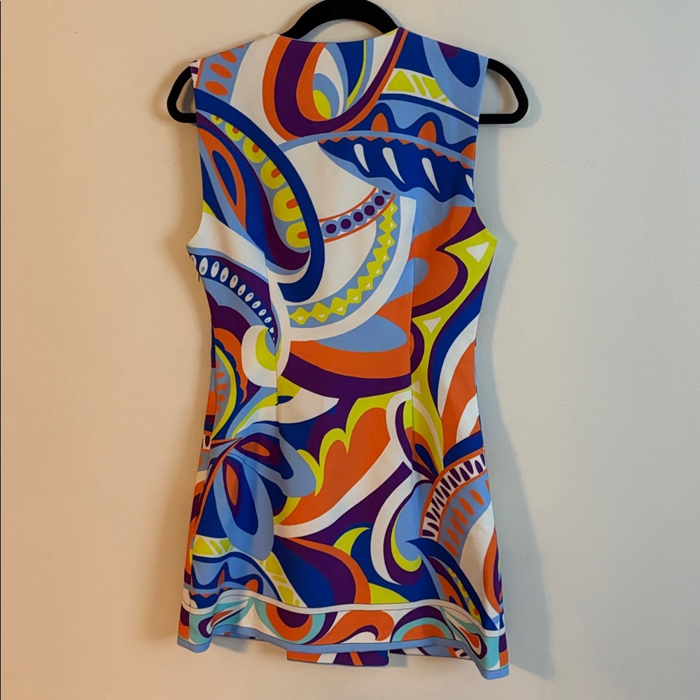 Zara Colorful Sleeveless Geometric Dress - Picture 5 of 5